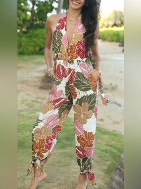 LexBreezy Hi'i  Island Vintage Tropical Jumper, Size Small, BNWT
